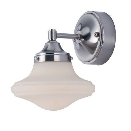Maxim Lighting New School 1-Light 7.5" Wide Satin Nickel Wall Sconce 30242SWSN